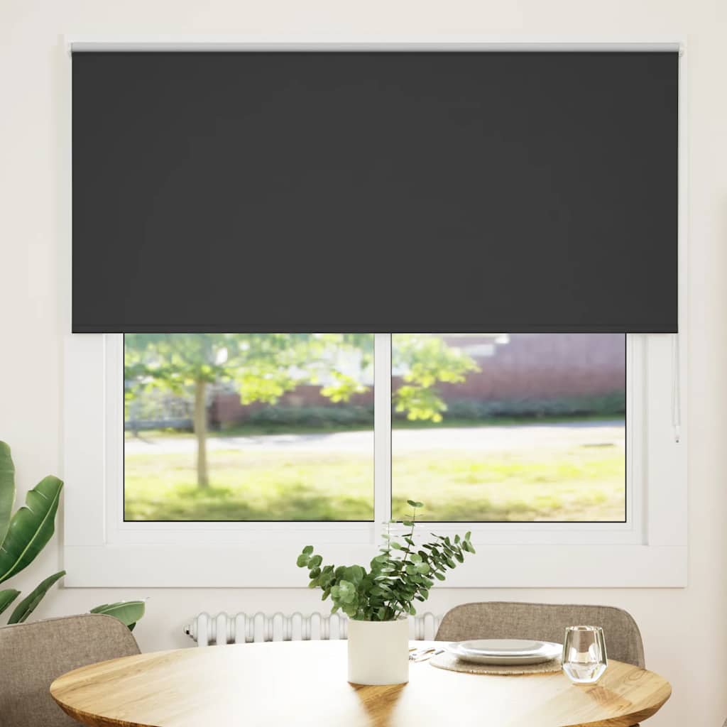 Vidaxx store enrouleur occultant 150x130 cm largeur de tissu 146,6 cm noir
