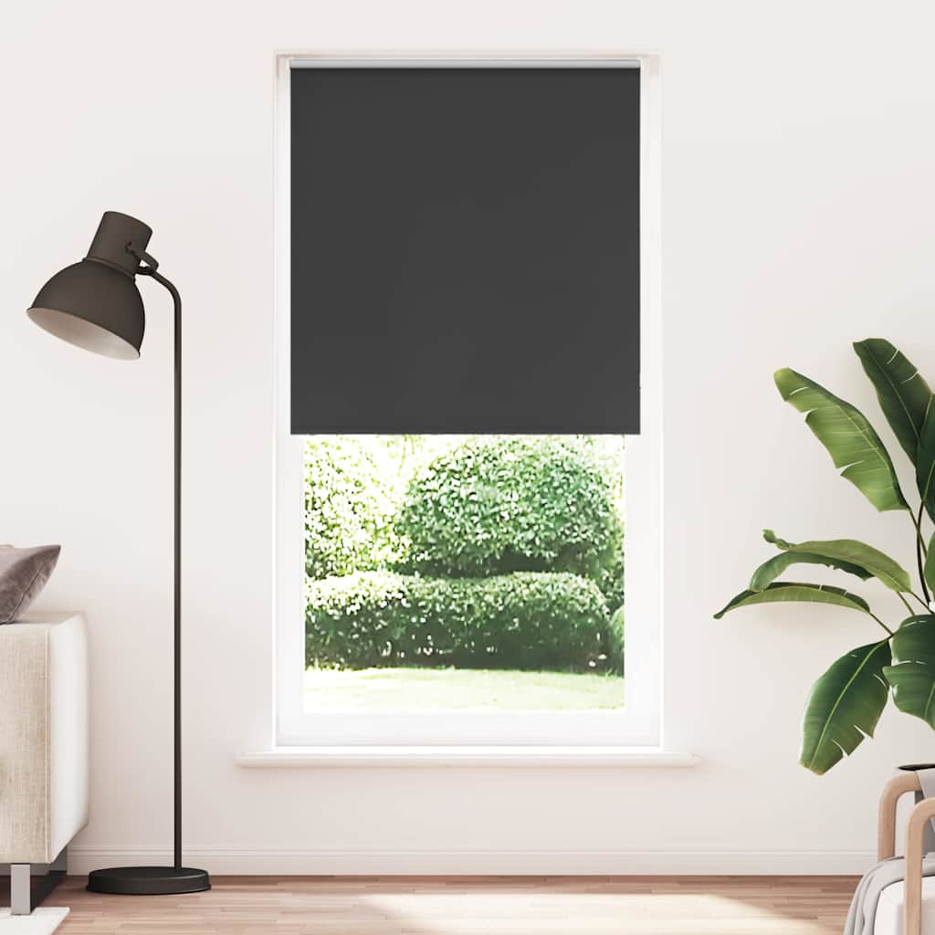 Vidaxx store enrouleur occultant 105x230 cm largeur de tissu 100,7 cm noir