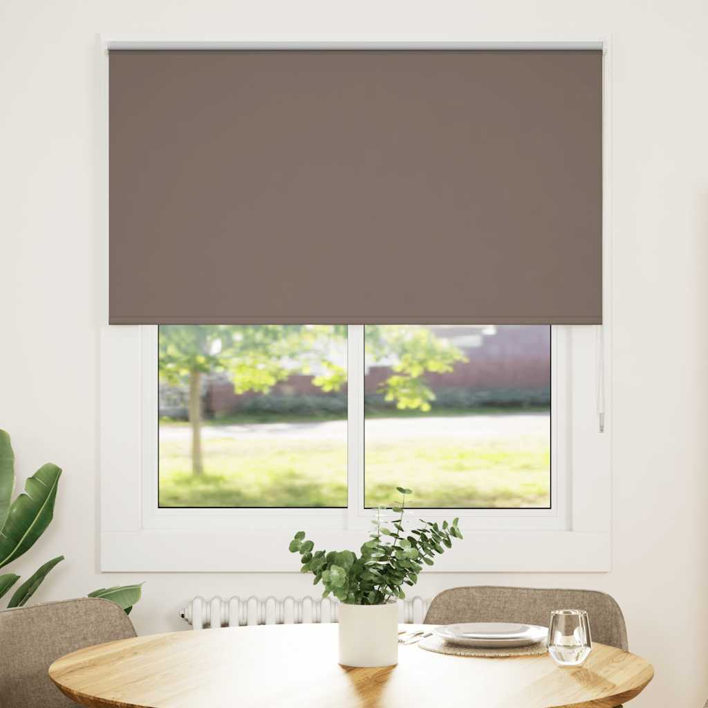 Vidaxx store enrouleur occultant café 140x130 cm largeur du tissu 136,6 cm