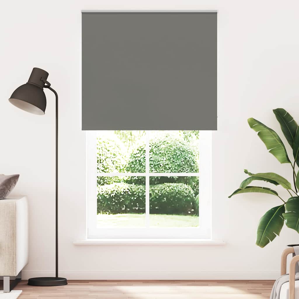Vidaxx store enrouleur occultant 125x230 cm largeur de tissu 121,6 cm gris