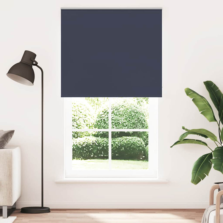 Vidaxx store enrouleur occultant 130x210 cm largeur de tissu 126,6 cm bleu