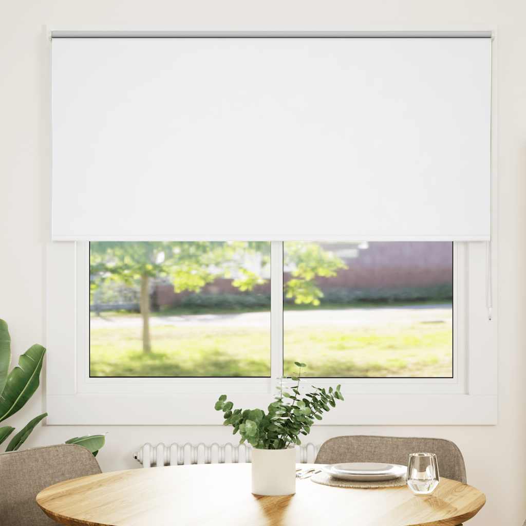 Vidaxx store enrouleur occultant 165x130 cm largeur de tissu 161,6 cm blanc
