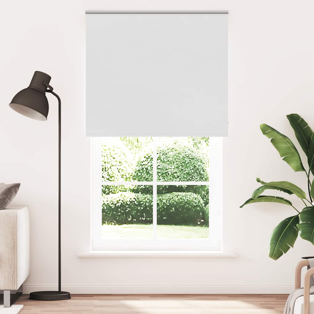 Vidaxx store enrouleur occultant 135x230 cm largeur de tissu 131,6 cm blanc