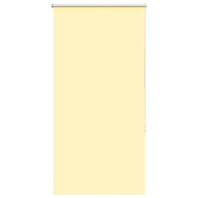 Vidaxx store enrouleur occultant 75x130 cm, largeur du tissu 70,7 cm jaune