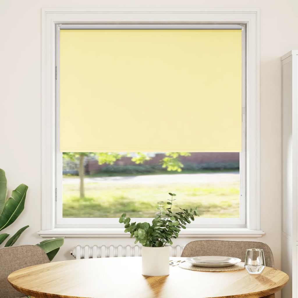 Vidaxx store enrouleur occultant 110x130 cm largeur de tissu 105,7 cm jaune