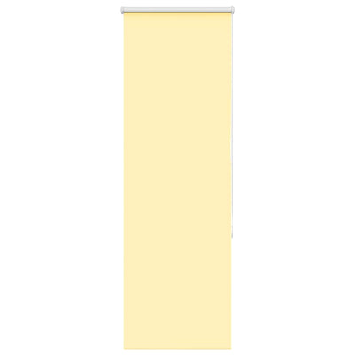 VidaXL store enrouleur 40x150 cm tissu occultant largeur 35,7 cm jaune
