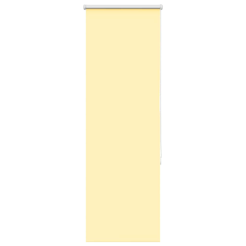 VidaXL store enrouleur 40x150 cm tissu occultant largeur 35,7 cm jaune