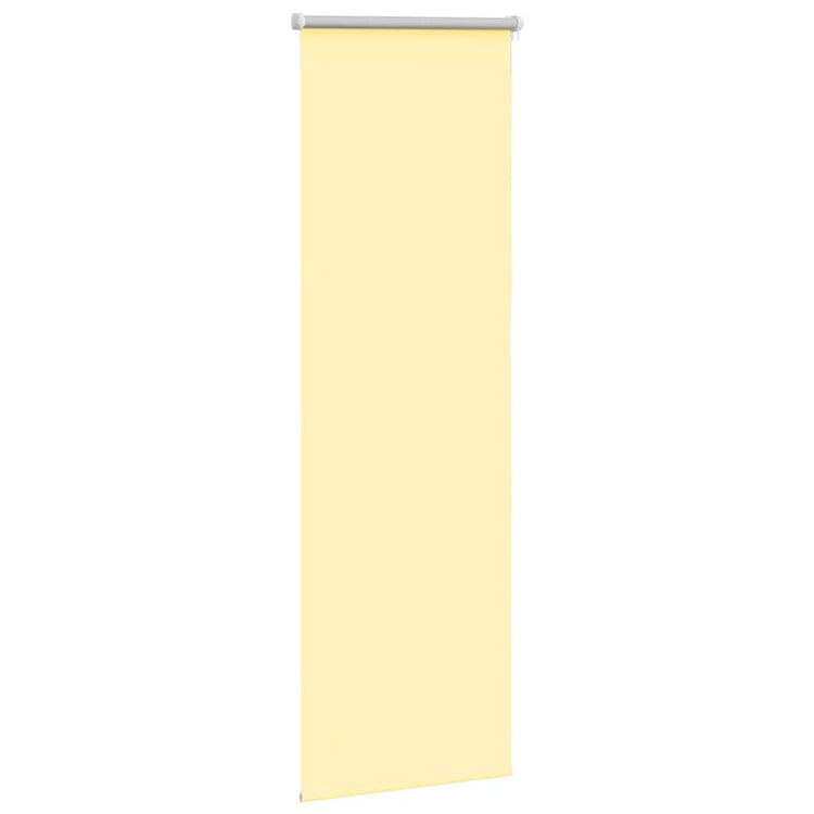 Vidaxxl store enrouleur 60x150 cm tissu occultant largeur 55,7 cm jaune