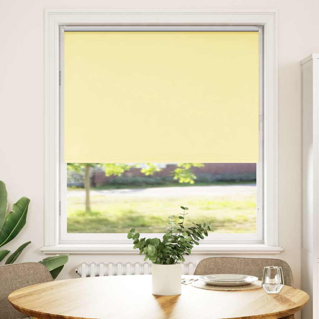 Vidaxx store enrouleur occultant 105x150 cm largeur de tissu 100,7 cm jaune