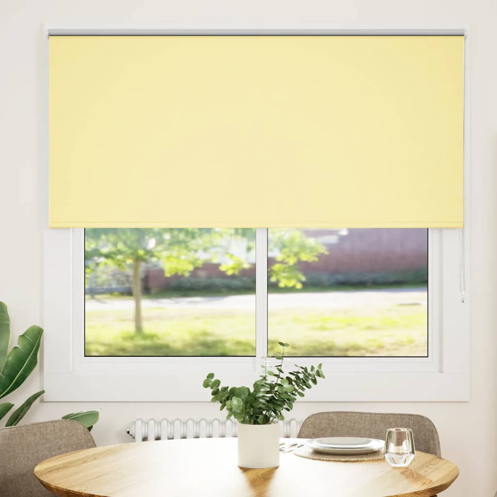 Vidaxx store enrouleur occultant 150x150 cm largeur de tissu 146,6 cm jaune