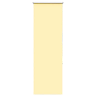 VidaXL store enrouleur 40x175 cm tissu occultant jaune largeur 35,7 cm