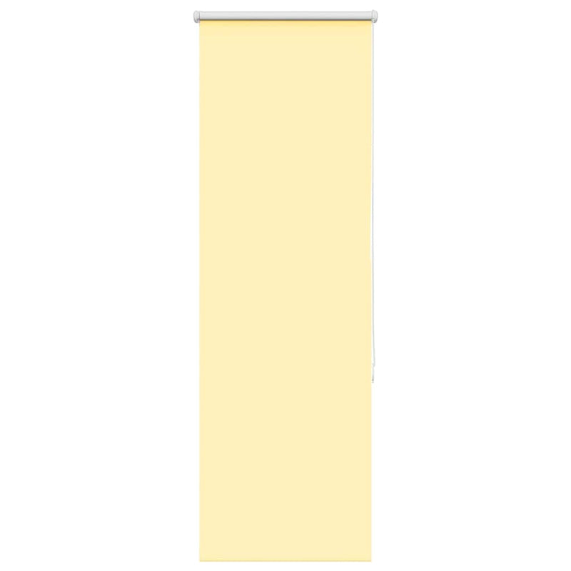 VidaXL store enrouleur 40x175 cm tissu occultant jaune largeur 35,7 cm