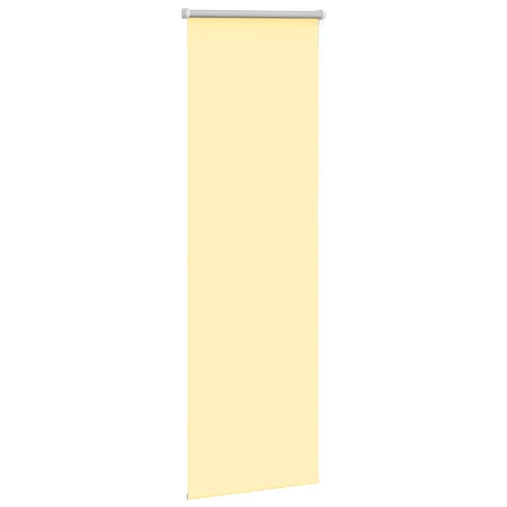 Vidaxxl store enrouleur 55x175 cm tissu occultant largeur 50,7 cm jaune