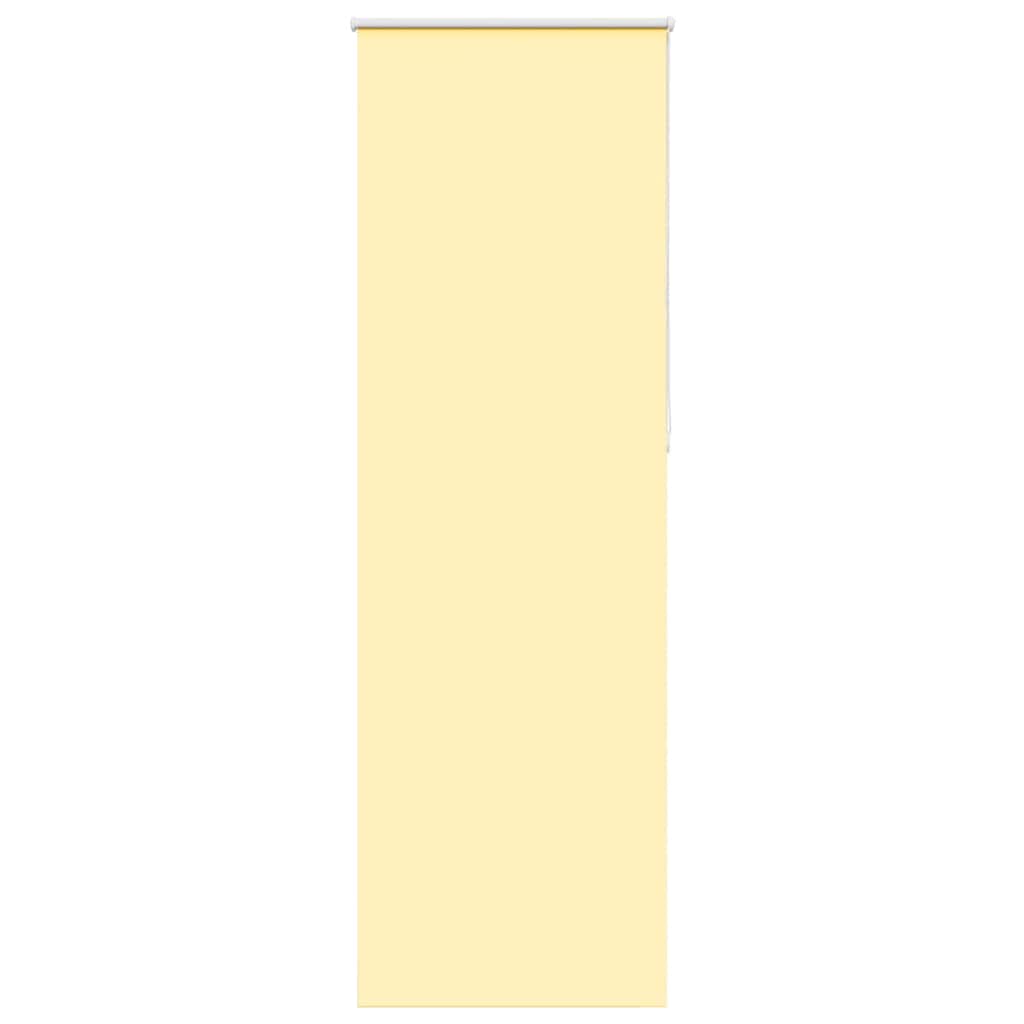 Vidaxx store enrouleur occultant 65x210 cm largeur de tissu 60,7 cm jaune