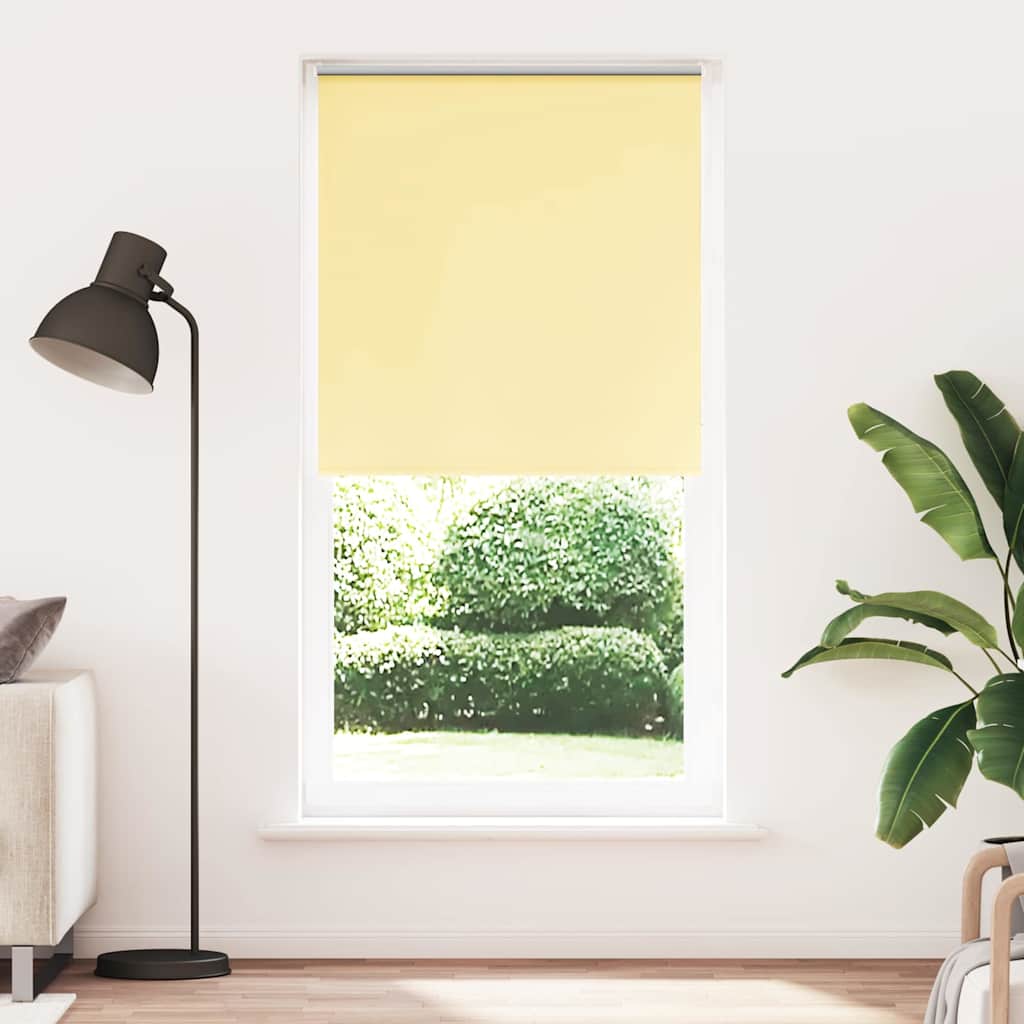 Vidaxx store enrouleur occultant 90x210 cm largeur de tissu 85,7 cm jaune