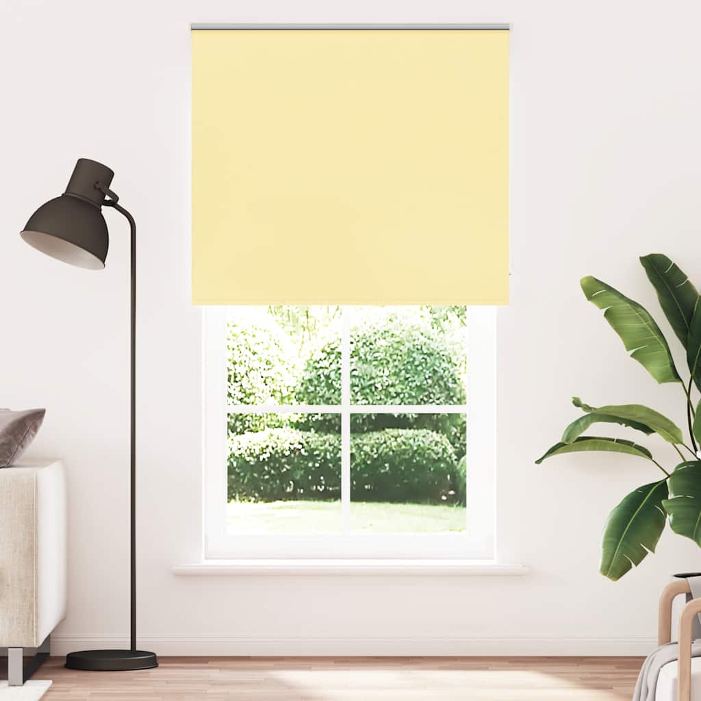 Vidaxx store enrouleur occultant 140x210 cm largeur de tissu 136,6 cm jaune