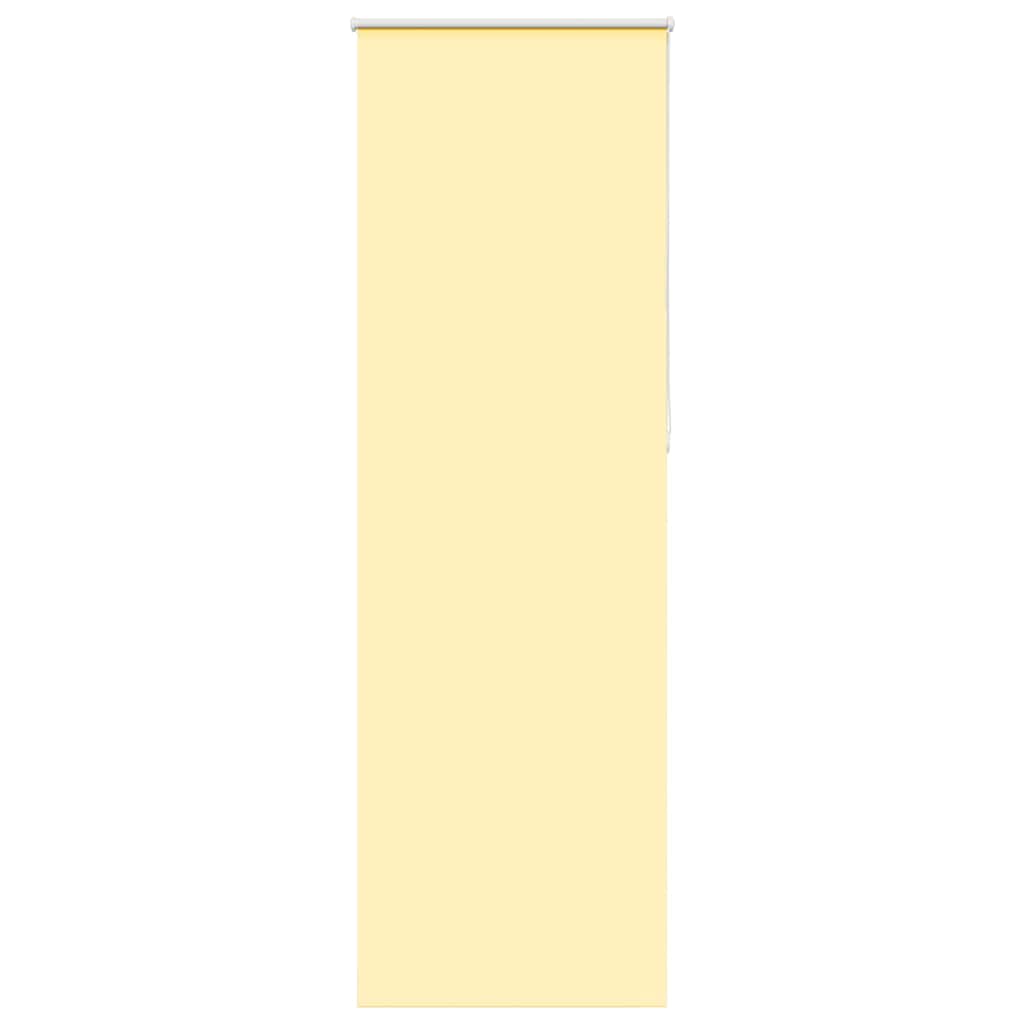 Vidaxx store enrouleur occultant 80x230 cm, largeur du tissu 75,7 cm jaune