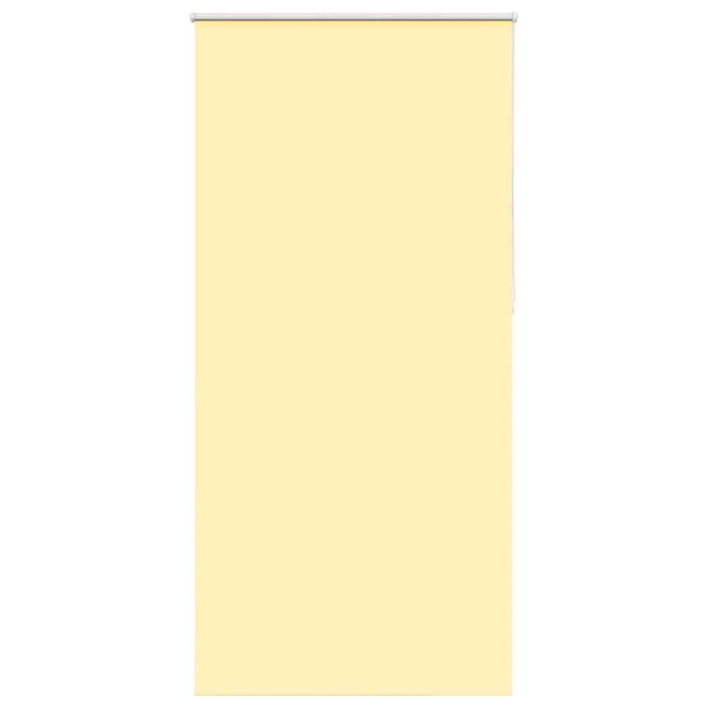 VidaXL store enrouleur 95x230 cm tissu occultant largeur 90,7 cm jaune