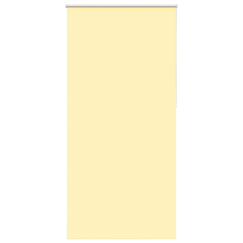 VidaXL store enrouleur 115x230 cm tissu occultant largeur 110,7 cm jaune