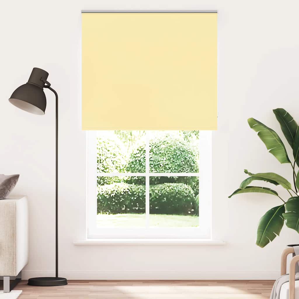 Vidaxx store enrouleur occultant 140x230 cm largeur de tissu 136,6 cm jaune