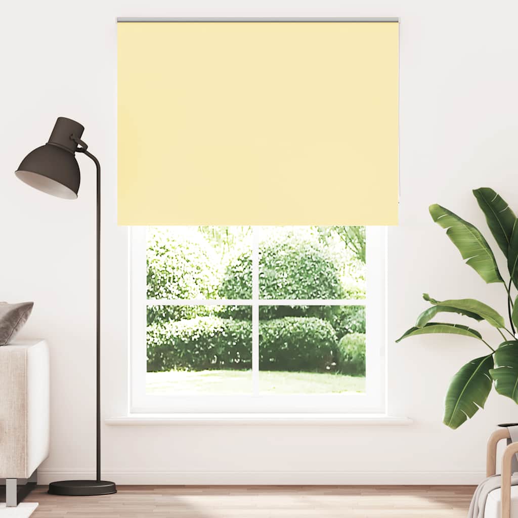 Vidaxx store enrouleur occultant 155x230 cm largeur de tissu 151,6 cm jaune