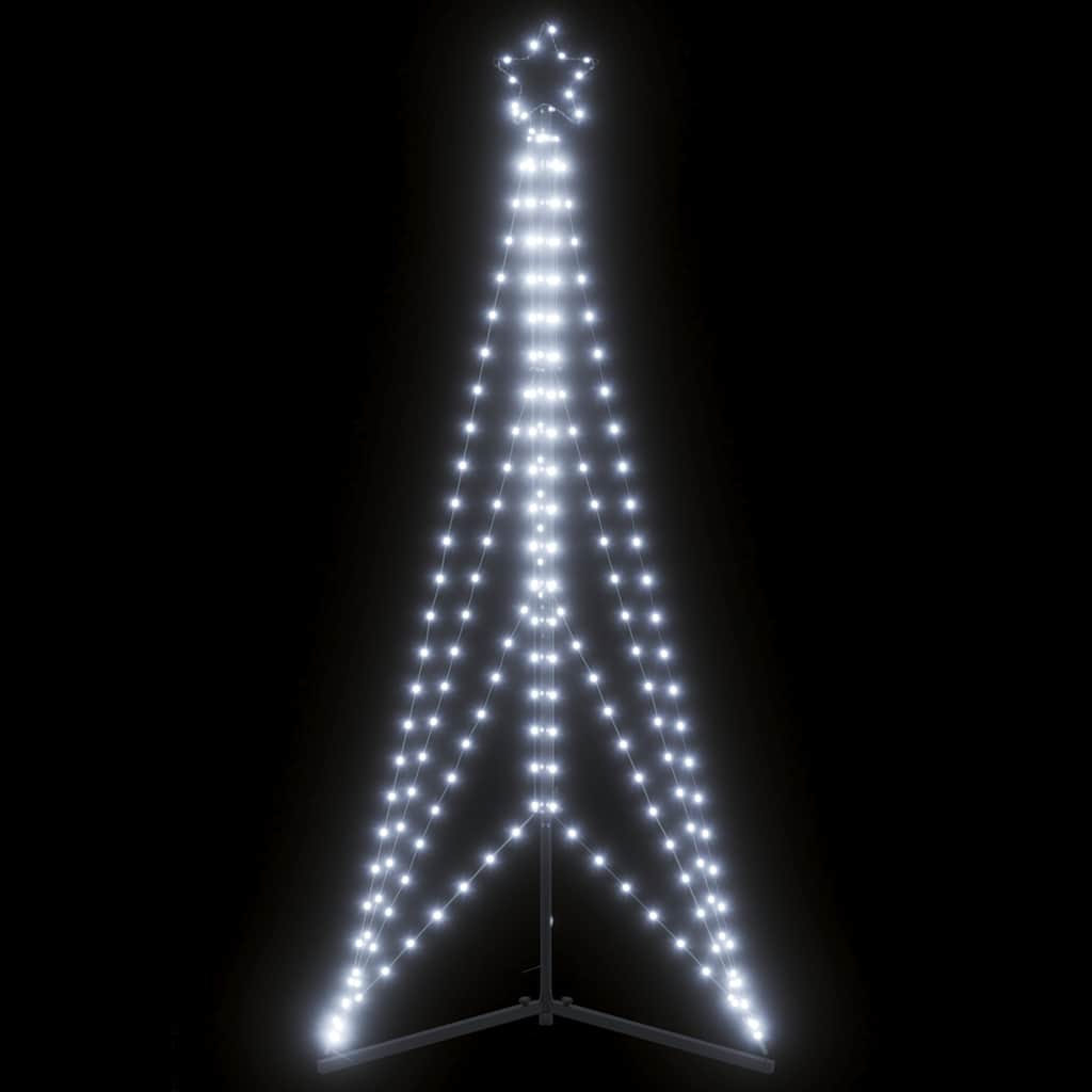 Vidaxl LED Arbre de Noël 363 LEDS Blanc froid 182 cm