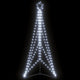 Vidaxl LED Arbre de Noël 363 LEDS Blanc froid 182 cm