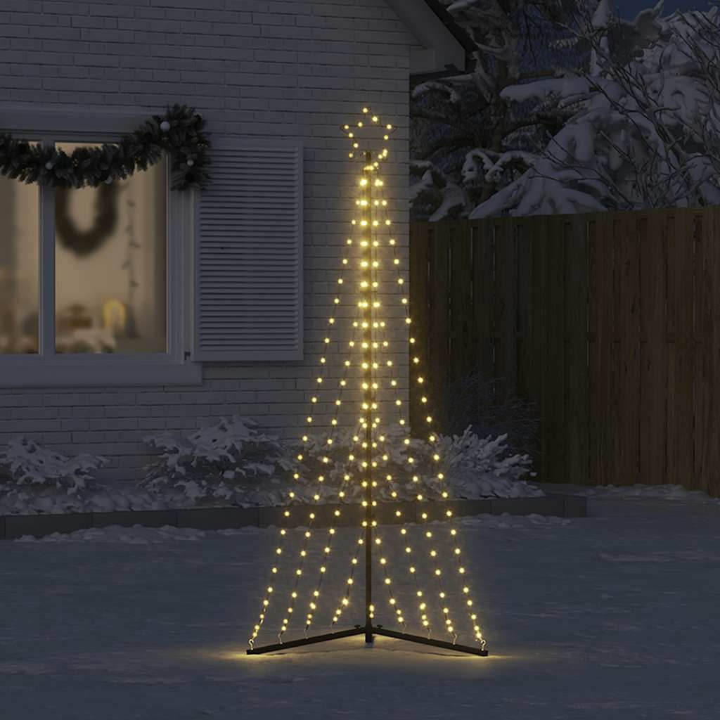 Vidaxl LED Arbre de Noël 339 LEDS blanc chaud 182 cm