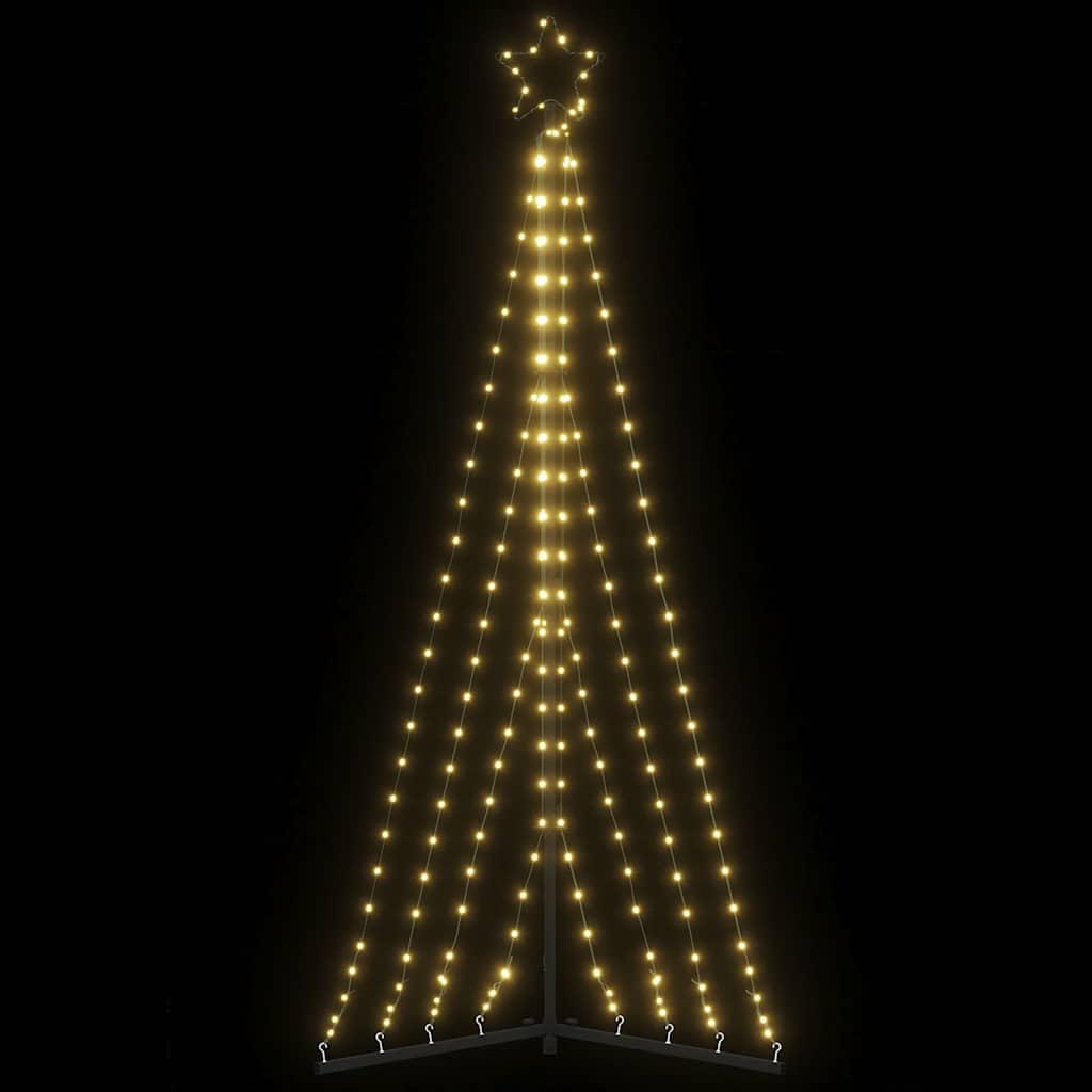 Vidaxl LED Arbre de Noël 339 LEDS blanc chaud 182 cm
