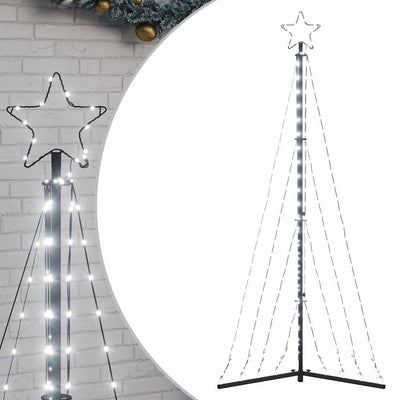 Vidaxl LED Arbre de Noël 339 LEDS Blanc froid 182 cm