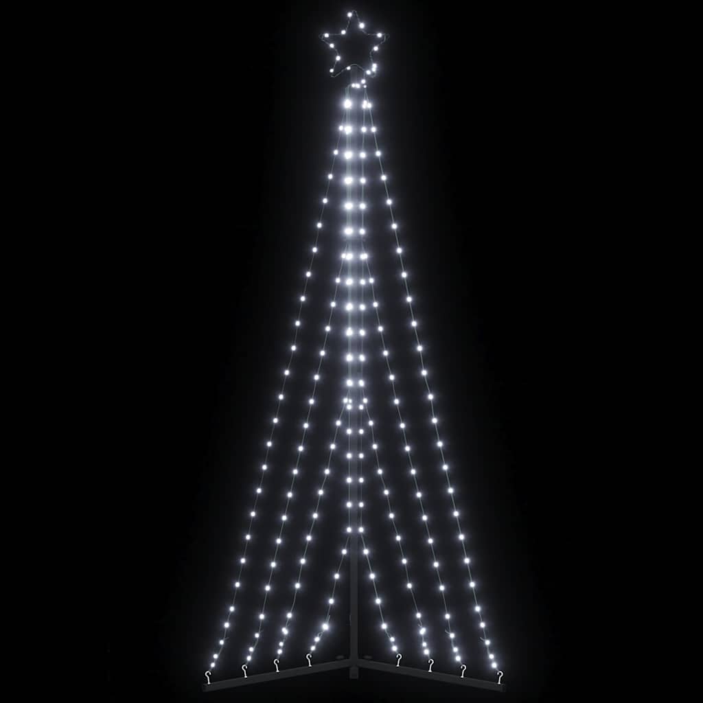 Vidaxl LED Arbre de Noël 339 LEDS Blanc froid 182 cm
