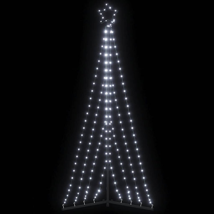 Vidaxl LED Arbre de Noël 339 LEDS Blanc froid 182 cm