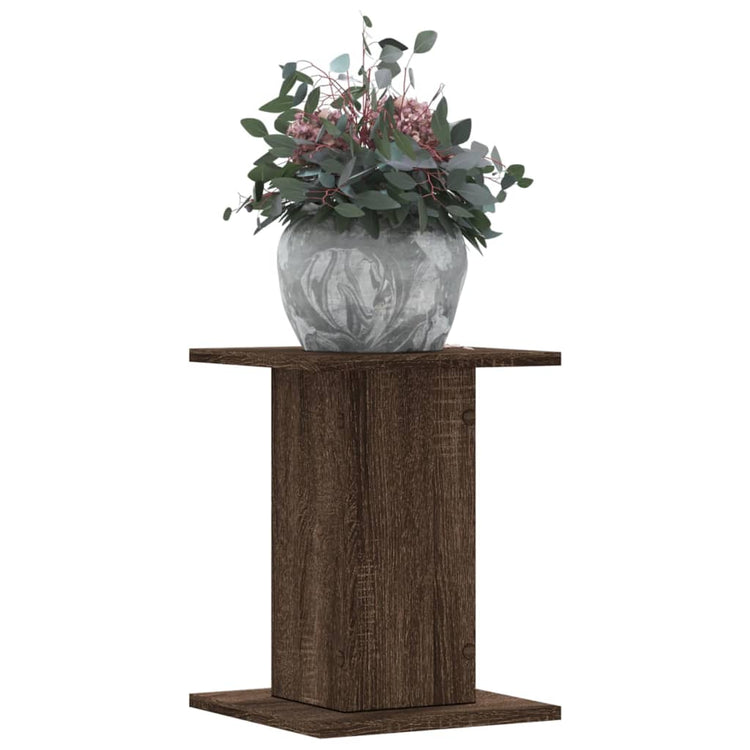 Vidaxx supports pour plantes 2 pcs 30x30x40 cm bois d'ingénierie chêne brun
