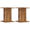 Vidaxx supports pour plantes 2 pcs 30x30x40 cm bois traité, couleur bois ancien