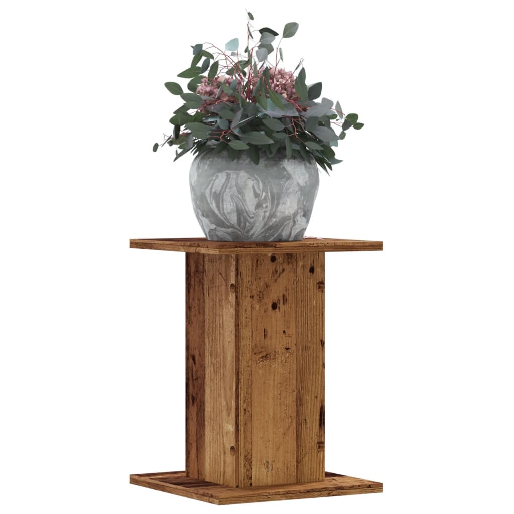 Vidaxx supports pour plantes 2 pcs 30x30x40 cm bois traité, couleur bois ancien