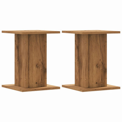 Vidaxx porte-plantes 2 pcs 30x30x40 cm bois chêne artisanal
