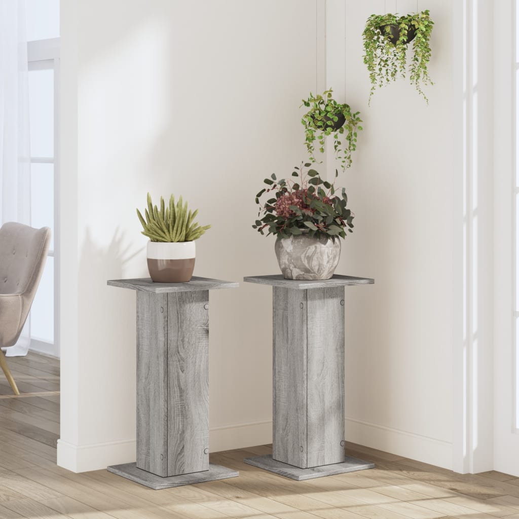 Normes de l'usine Vidaxl 2 PCS 30x30x60 cm en bois de bois de bois sonoma