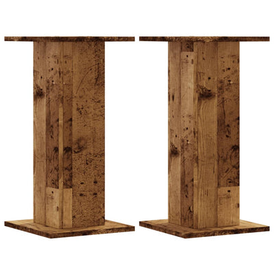 Vidaxx supports pour plantes 2 pcs 30x30x60 cm bois traité, couleur bois ancien