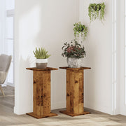 Vidaxx supports pour plantes 2 pcs 30x30x60 cm bois traité, couleur bois ancien - afbeelding 3