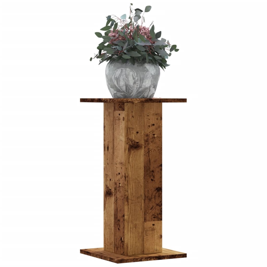 Vidaxx supports pour plantes 2 pcs 30x30x60 cm bois traité, couleur bois ancien
