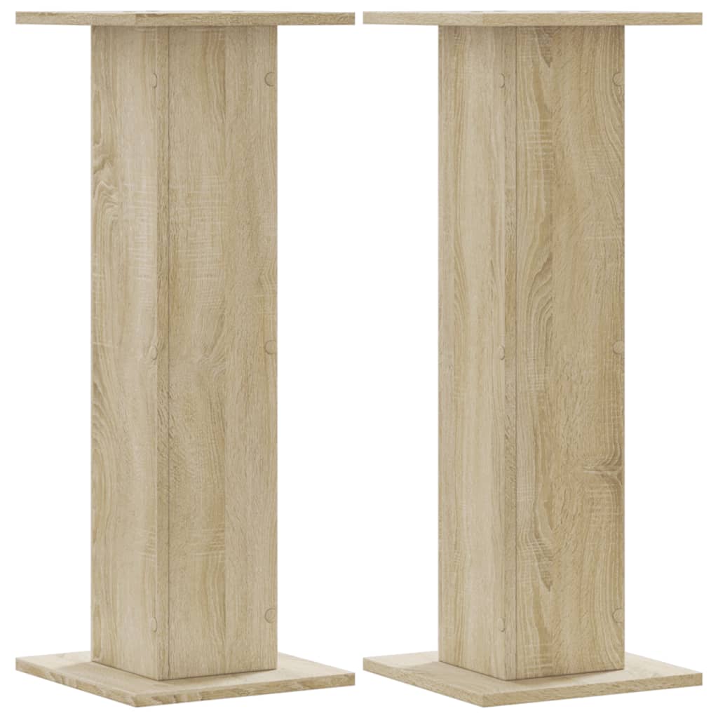 Normes de l'usine de Vidaxl 2 PCS 30x30x80 cm Bois de chêne sonoma