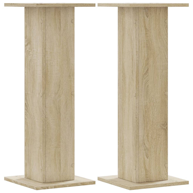 Normes de l'usine de Vidaxl 2 PCS 30x30x80 cm Bois de chêne sonoma