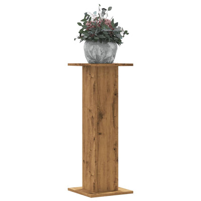 Vidaxx porte-plantes 2 pcs 30x30x80 cm bois chêne artisanal