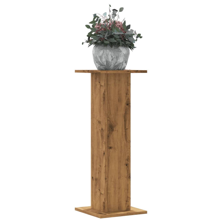 Vidaxx porte-plantes 2 pcs 30x30x80 cm bois chêne artisanal