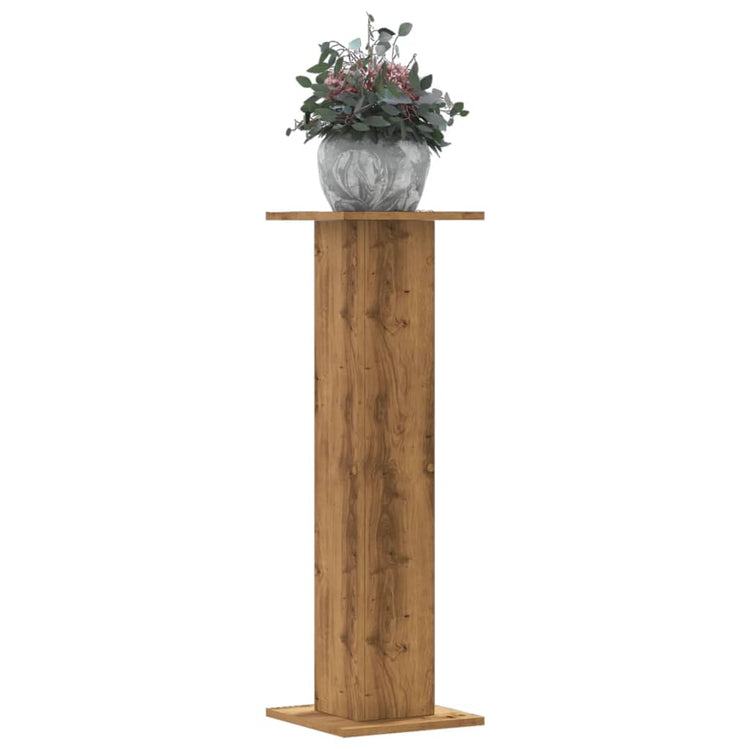 VidaXL supports pour plantes 2 pcs 30x30x95 cm bois chêne artisanal