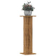 VidaXL supports pour plantes 2 pcs 30x30x95 cm bois chêne artisanal