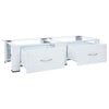 Vidaxl Double Washing Machine Base avec tiroirs blancs