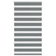 Vidaxl Zebra Rouleau aveugle 70x100 cm Largeur de poussière 65,9 cm Gris foncé