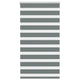 Vidaxl Zebra Rouleau aveugle 85x100 cm Largeur de tissu 80,9 cm gris foncé