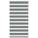 Vidaxl Zebra Rouleau aveugle 90x100 cm Largeur de tissu 85,9 cm Gris foncé